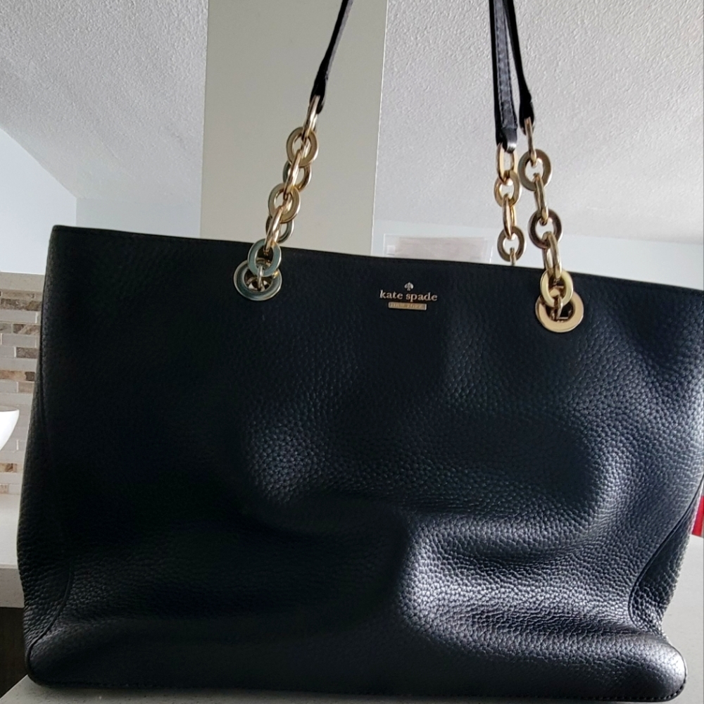 Kate Spade leather work tote / laptop bag